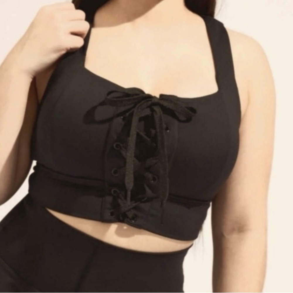 BuffBunny Amor Bra- Onyx Large EUC